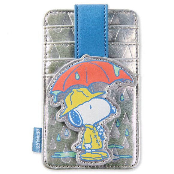 Snoopy Peanuts Loungefly 75th Anniversary Card Holder NWT - Picture 1 of 6